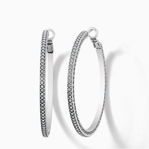 Meridian Thin Large Hoop Earrings